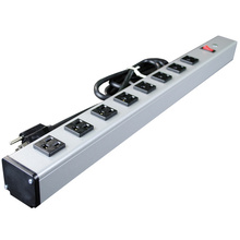 Plug-In Outlet Center Unit / 120V/15A/24 long/8 O/L /lighted switch/15' cord Plug-In Outlet Center Unit / 120V/15A/24 long/8 O/L /lighted switch/15' cord