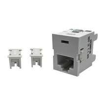 TracJack Category 3, T568A/B, 180 degrees, Cloud White TracJack Category 3, T568A/B, 180 degrees, Cloud White