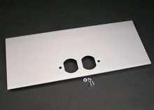 AL5200 Large Multi-Channel Raceway Duplex Receptacle Cover Plate AL5200 Large Multi-Channel Raceway Duplex Receptacle Cover Plate