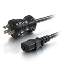 25ft (7.6m) 14 AWG Hospital Grade Power Cord (NEMA 5-15P to IEC320C13) (TAA Compliant) - Black 25ft (7.6m) 14 AWG Hospital Grade Power Cord (NEMA 5-15P to IEC320C13) (TAA Compliant) - Black