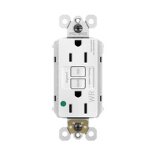PlugTail® Hospital Grade Tamper-Resistant Weather-Resistant 15A Duplex Self-Test GFCI Receptacle, White PlugTail® Hospital Grade Tamper-Resistant Weather-Resistant 15A Duplex Self-Test GFCI Receptacle, White