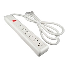 Plug-In Outlet Center Unit / Polymeric/120V/15A/6 O/L /lighted switch/15' cord Plug-In Outlet Center Unit / Polymeric/120V/15A/6 O/L /lighted switch/15' cord
