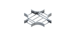 Steel Ladder Tray Cross Horizontal Fittings