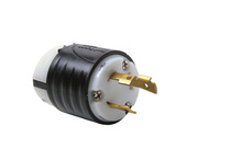 30A NEMA L830 Plug - Black Back, White Front Body 30A NEMA L830 Plug - Black Back, White Front Body