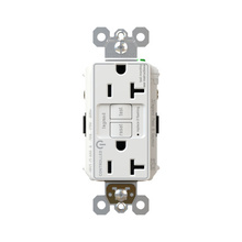 20A 125V Plug Load Dual Controlled Tamper-Resistant Self-Test GFCI Receptacles with SafeLock® Protection, White 20A 125V Plug Load Dual Controlled Tamper-Resistant Self-Test GFCI Receptacles with SafeLock® Protection, White