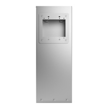 Power Pedestal, 2-Gang, Silver