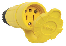 15A, 125V Watertight Connector, Yellow 15A, 125V Watertight Connector, Yellow