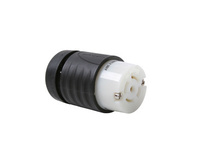 20A NEMA Connector L2220 - Black Back, White Front Body 20A NEMA Connector L2220 - Black Back, White Front Body