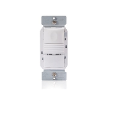 PIR Multi-Way Single-Relay Wall Mounted Occupancy Sensor, 800W at 120V/1200W at 277V, Ivory