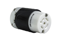 20A NEMA Connector L2320 - Black Back, White Front Body