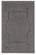 Weatherproof One Gang Gasket, Black