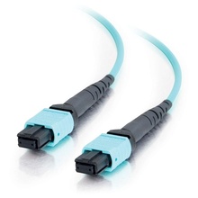 16.4ft (5m) MTPĀ® Compatible MPO to MPO Fiber Array Cable Type B OM3 Riser Rated (OFNR) 16.4ft (5m) MTPĀ® Compatible MPO to MPO Fiber Array Cable Type B OM3 Riser Rated (OFNR)