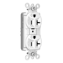 PlugTail® Heavy Duty Spec Grade Plug Load Controllable Receptacle, 20A, 125V, White PlugTail® Heavy Duty Spec Grade Plug Load Controllable Receptacle, 20A, 125V, White