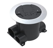 Ratchet-Pro Round Dual Service Nonmetallic Concrete Floor Box Ratchet-Pro Round Dual Service Nonmetallic Concrete Floor Box
