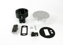 863DRGFICOMAL Series Dual Service Floor Box Kit 863DRGFICOMAL Series Dual Service Floor Box Kit