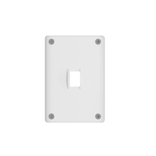 Mighty Mac™ WSP Series 1-Gang 14-Ga Stainless Steel Wall Plate, Toggle, White Mighty Mac™ WSP Series 1-Gang 14-Ga Stainless Steel Wall Plate, Toggle, White