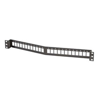 TechChoice Angled Patch Panel Kit Unloaded 24 Port TechChoice Angled Patch Panel Kit Unloaded 24 Port