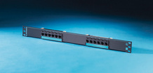 Clarity 6 12-port Category 6 patch panel - six-port modules - 19 in x 1.75 in