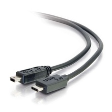 6ft (1.8m) USB 2.0 USB-C to USB Mini-B Cable M/M - Black 6ft (1.8m) USB 2.0 USB-C to USB Mini-B Cable M/M - Black