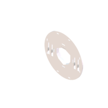 MM20 UNIVERSL CABLE DISK, 4PK,7', HEX, WHITE MM20 UNIVERSL CABLE DISK, 4PK,7', HEX, WHITE