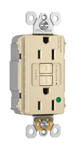 PlugTail® Hospital Grade 20A Duplex Self-Test GFCI Receptacles with SafeLock® Protection, North American Compliant, Ivory