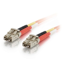 29.5ft (9m) LC-LC 50/125 OM2 Duplex Multimode PVC Fiber Optic Cable - Orange 29.5ft (9m) LC-LC 50/125 OM2 Duplex Multimode PVC Fiber Optic Cable - Orange