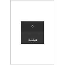 adorne® Engraved Paddle™ Switch, 20A, Doorbell, Graphite adorne® Engraved Paddle™ Switch, 20A, Doorbell, Graphite