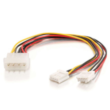 10in One 5.25in to Two 3.5in Internal Power Y-Cable 10in One 5.25in to Two 3.5in Internal Power Y-Cable