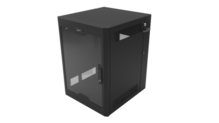 Swing-Out Wall-Mount Ruggedized  Cabinets, 18RU, Plexi Door Swing-Out Wall-Mount Ruggedized  Cabinets, 18RU, Plexi Door
