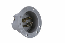 20A NEMA L2220 Inlet, Gray 20A NEMA L2220 Inlet, Gray