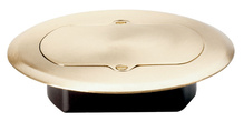 Tamper-Resistant Floor Box Brass Cover Tamper-Resistant Floor Box Brass Cover