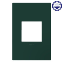 adorne® Evergreen One-Gang Screwless Wall Plate with Microban® adorne® Evergreen One-Gang Screwless Wall Plate with Microban®