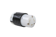 30A NEMA L830 Connector - Black Back, White Front Body 30A NEMA L830 Connector - Black Back, White Front Body