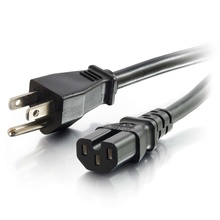 Discontinued - 3ft (0.9m) 14AWG 125 Volt Power Cord (NEMA 5-15P to IEC C15) (TAA Compliant)