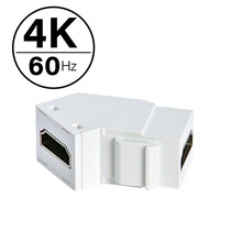 4k HDMI™ Keystone Insert, White 4k HDMI™ Keystone Insert, White