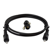 Discontinued - Discontinued - Toslink Audio Cable with Mini-Adapters, 3 ft