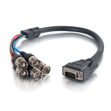 Discontinued - 10ft (3m) Premium HD15 Male to RGBHV (5-BNC) Male Video Cable
