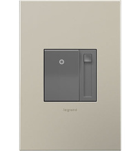 Discontinued - adorne® 700W Incandescent/Halogen Paddle Dimmer, Magnesium, with Microban®