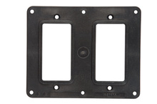2-Gang Industrial Grade 2-GFCI Portable Outlet Cover Plate, Black 2-Gang Industrial Grade 2-GFCI Portable Outlet Cover Plate, Black