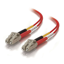 9.8ft (3m) LC-LC 50/125 OM2 Duplex Multimode PVC Fiber Optic Cable - Red 9.8ft (3m) LC-LC 50/125 OM2 Duplex Multimode PVC Fiber Optic Cable - Red