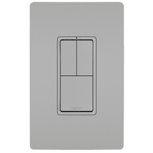 radiant® Two Single-Pole Switches and Single Pole/3-Way Switch, Gray