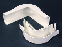 Uniduct 2900 Series Radiused External Elbow Fitting Uniduct 2900 Series Radiused External Elbow Fitting