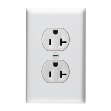 Trademaster® 20A 125V Tamper-Resistant Duplex Receptacle, White Trademaster® 20A 125V Tamper-Resistant Duplex Receptacle, White