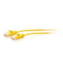1ft (0.3m) Cat6a Snagless Unshielded (UTP) Slim Ethernet Network Patch Cable - Yellow 1ft (0.3m) Cat6a Snagless Unshielded (UTP) Slim Ethernet Network Patch Cable - Yellow