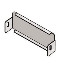 Trough Blind End 4X24 - Black Trough Blind End 4X24 - Black