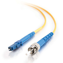 65.6ft (20m) LC-ST 9/125 OS2 Simplex Single-Mode Fiber Optic Cable - Low Smoke Zero Halogen LSZH - Yellow 65.6ft (20m) LC-ST 9/125 OS2 Simplex Single-Mode Fiber Optic Cable - Low Smoke Zero Halogen LSZH - Yellow