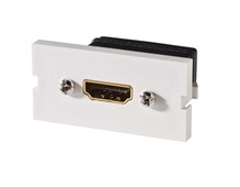 Series II, HDMI, F/F, 180°, 1 Unit, Fog White Housing Series II, HDMI, F/F, 180°, 1 Unit, Fog White Housing