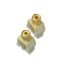 Discontinued - Discontinued - Audio Binding Post, Light Almond