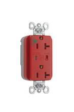 PlugTail® Hospital Grade Extra Heavy Duty Surge Protective Duplex Receptacle, Red PlugTail® Hospital Grade Extra Heavy Duty Surge Protective Duplex Receptacle, Red
