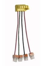PlugTail® Switch, Right Angle with IDEAL Connector, 4-Wire, 6-inch Solid THHN12 PlugTail® Switch, Right Angle with IDEAL Connector, 4-Wire, 6-inch Solid THHN12